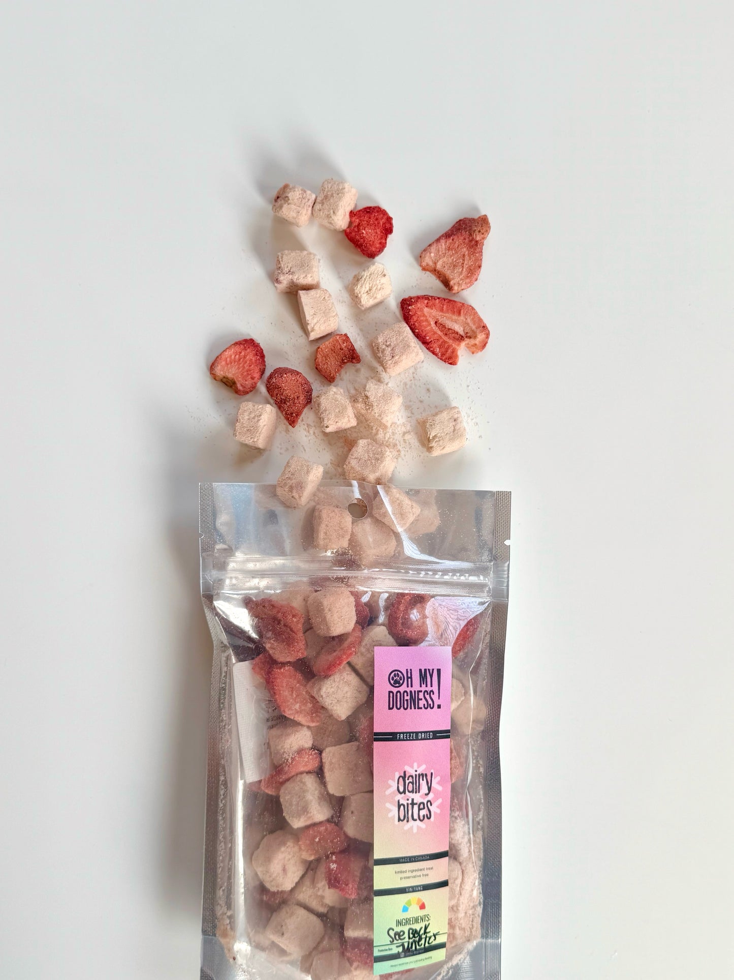 strawberry dairy bites | oh my dogness
