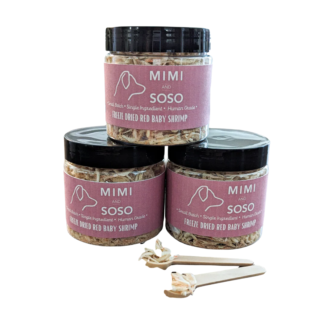 red baby shrimp | mimi & soso