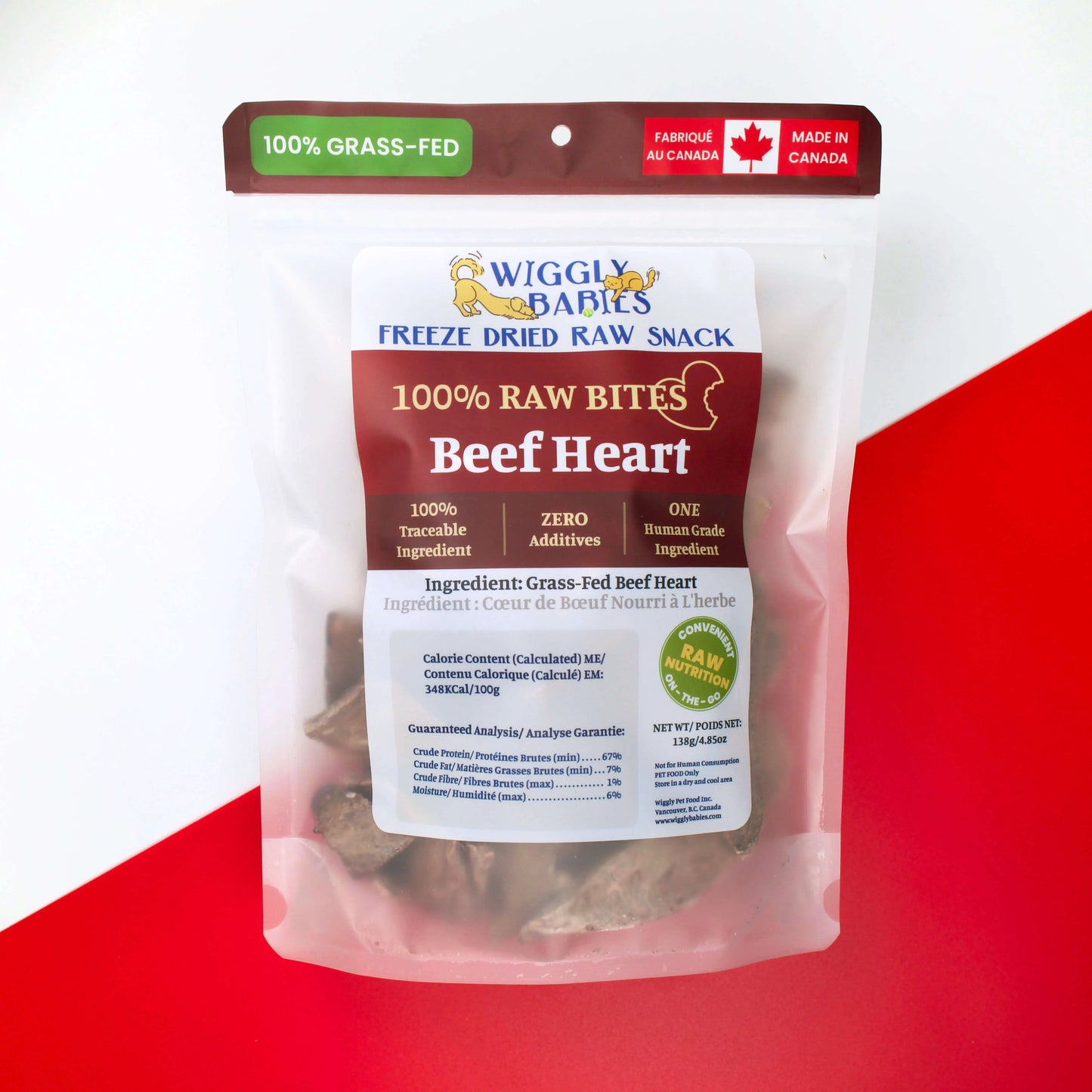 beef heart freeze dried raw | wiggly babies