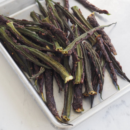 okra sticks - beef | community treats