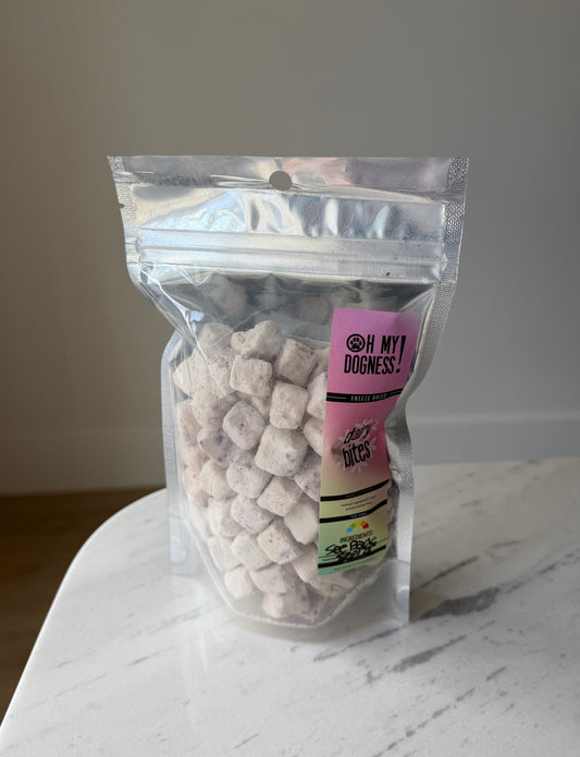 blueberry dairy bites | oh my dogness