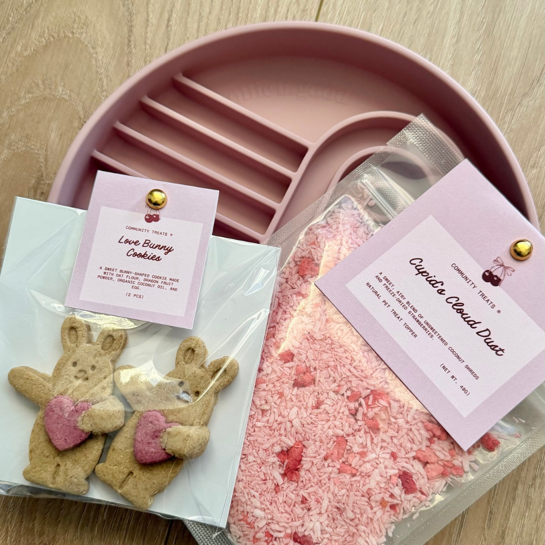 lovely lychee zoomies + treat bundle | ollie b. good x community treats