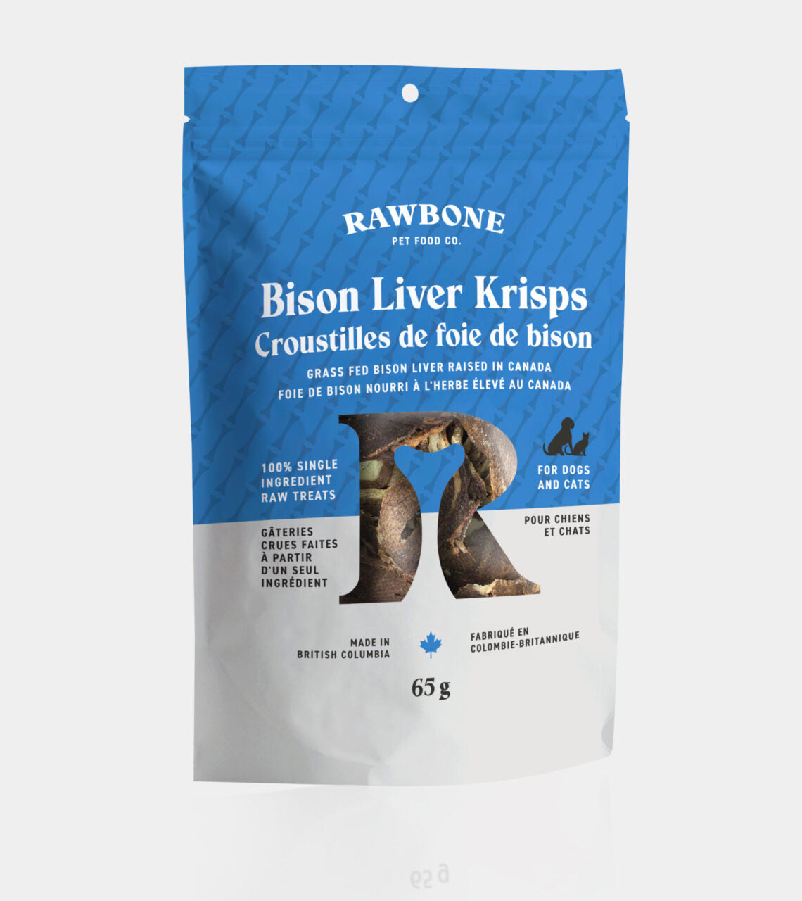 bison liver krisps | rawbone pet food co.