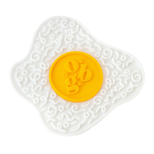 sunny side up egg lick mat