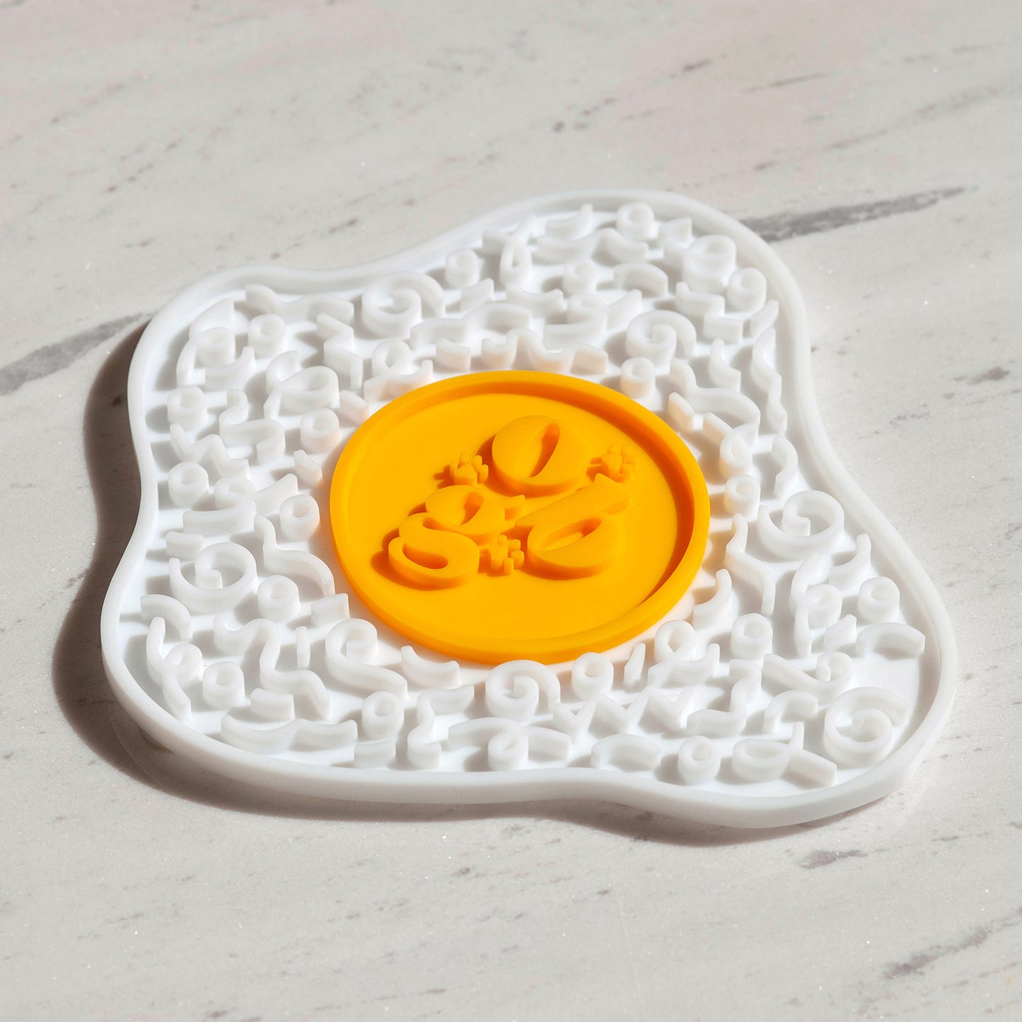 sunny side up egg lick mat