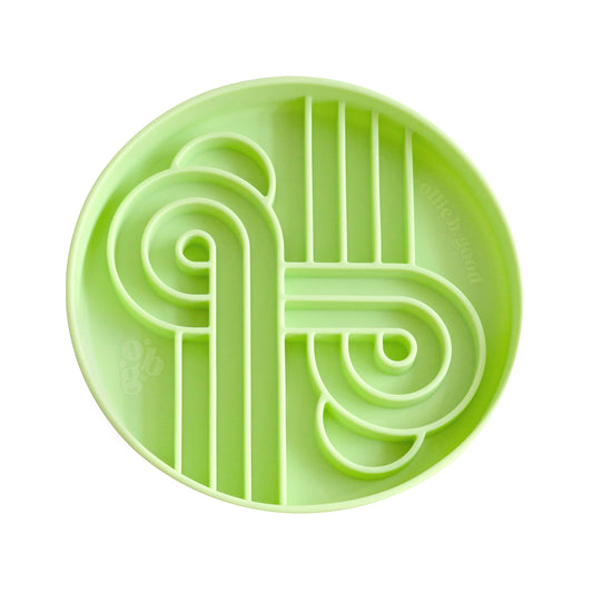zoomies slow feeder bowl | honeydew