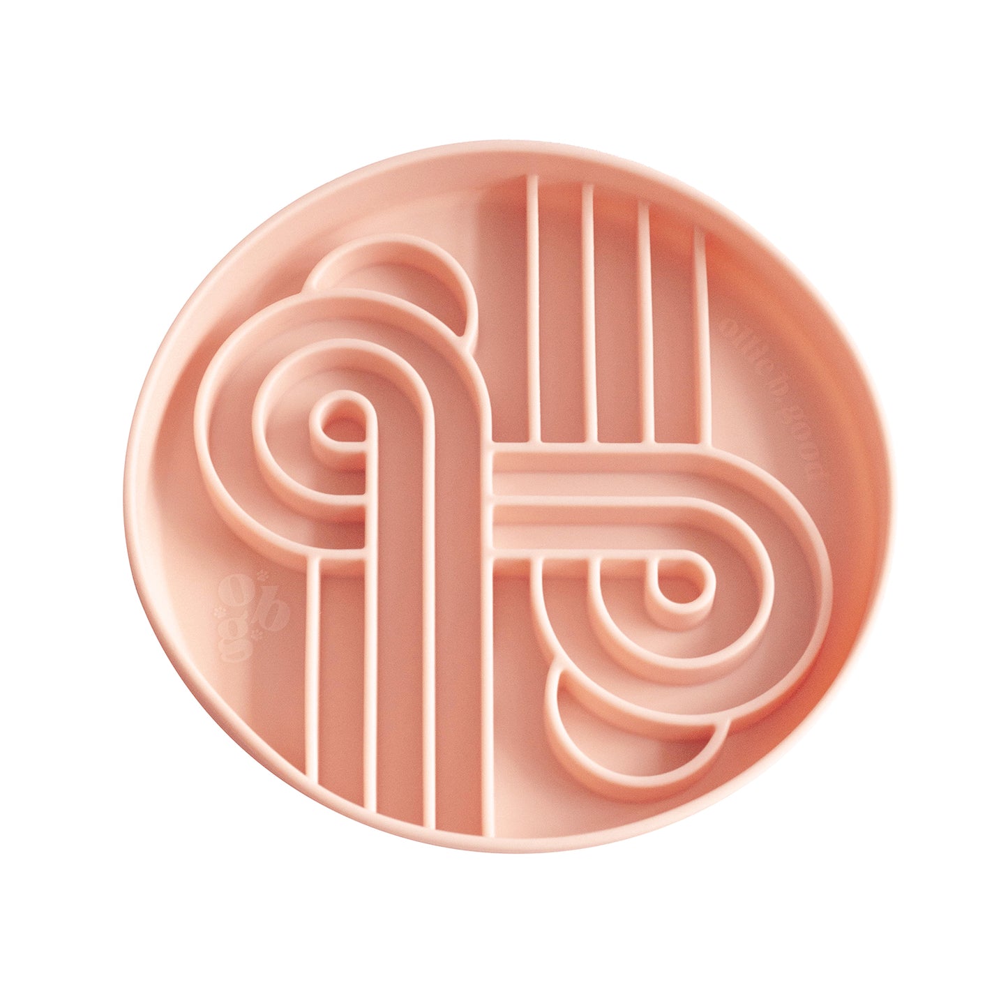 zoomies slow feeder bowl | peach