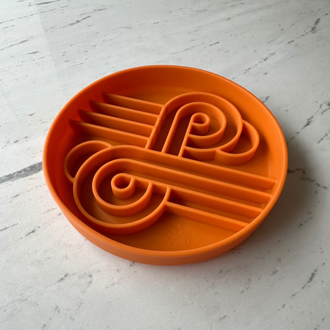 zoomies slow feeder bowl | pumpkin