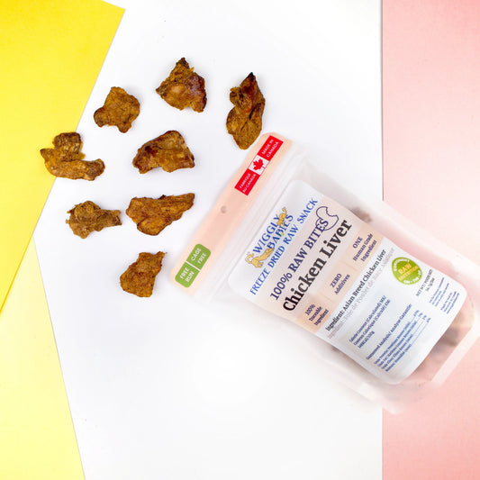 asian breed chicken liver freeze dried raw | wiggly babies