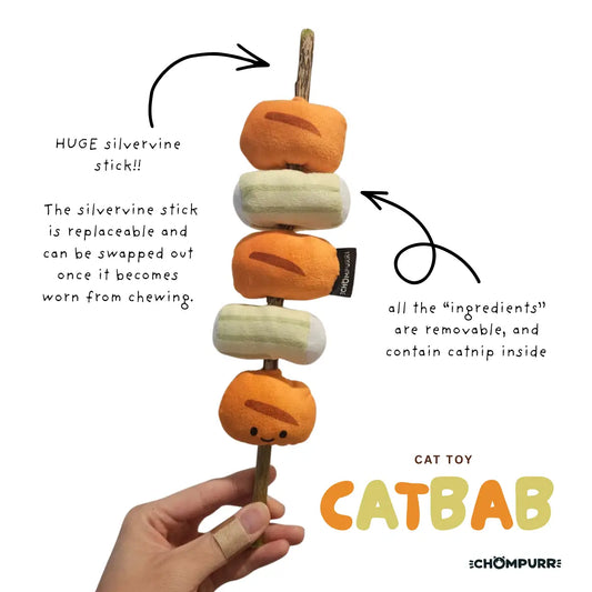 catbab silvervine enrichment toy | chompurr