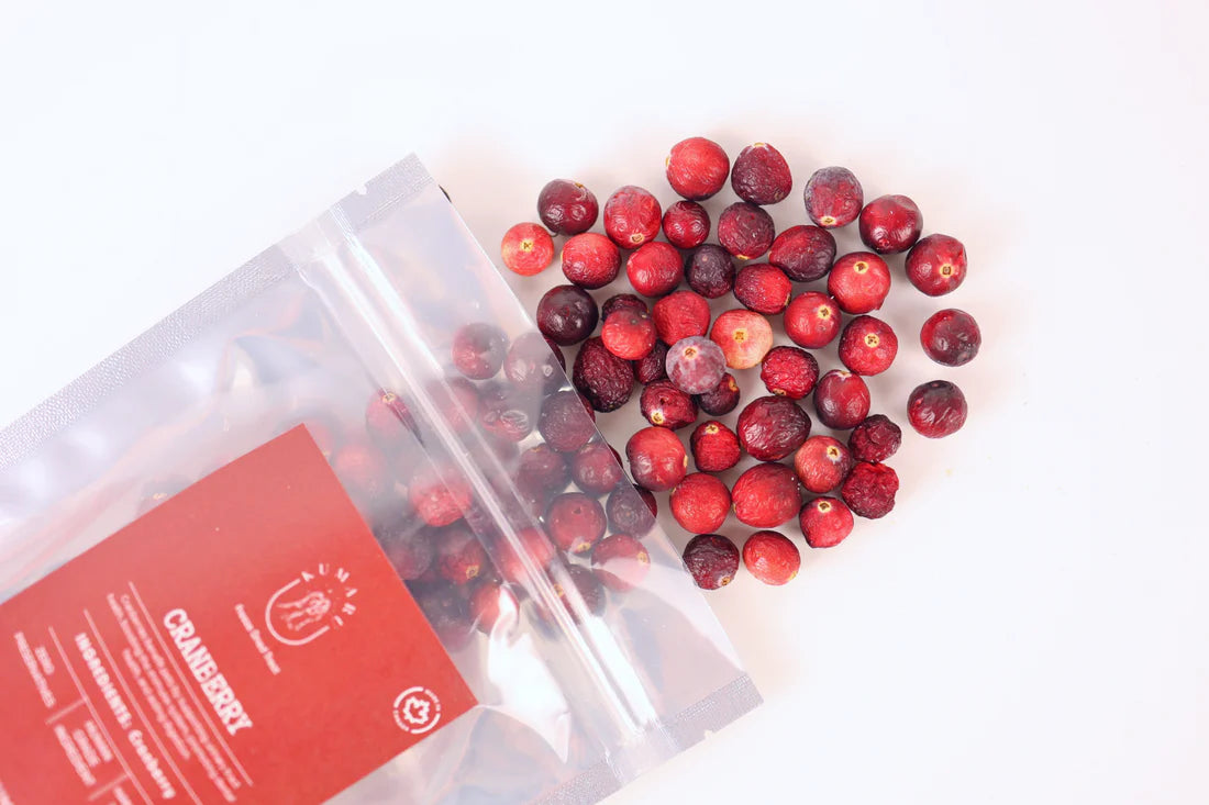 freeze dried cranberry | kumaru & co.