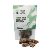 freeze-dried whole prey rabbit bites | wild n fresh