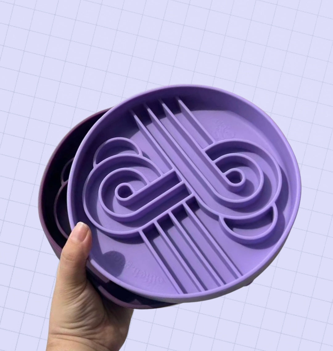 zoomies slow feeder bowl | eggplant