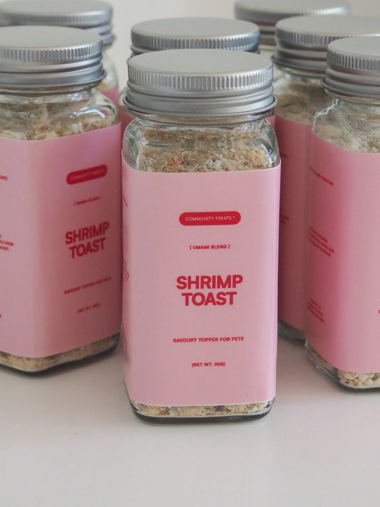 umami blends - shrimp toast topper | community treats
