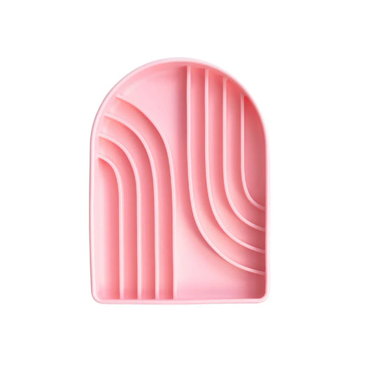 archer slow feeder - flamingo | longdogs pawtisserie