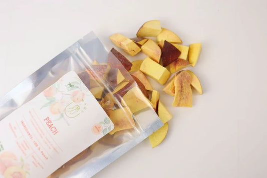 freeze dried BC peach (seasonal) | kumaru & co.