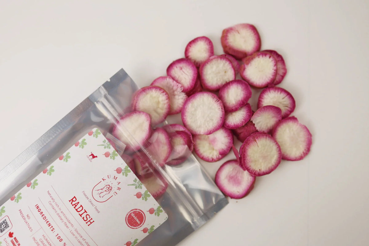 freeze dried radish | kumaru & co.