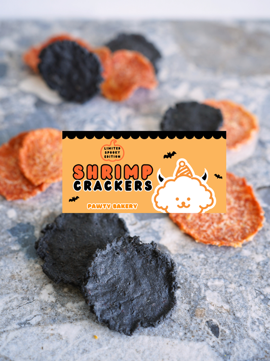 shrimp crackers *spooky edition* | pawty bakery