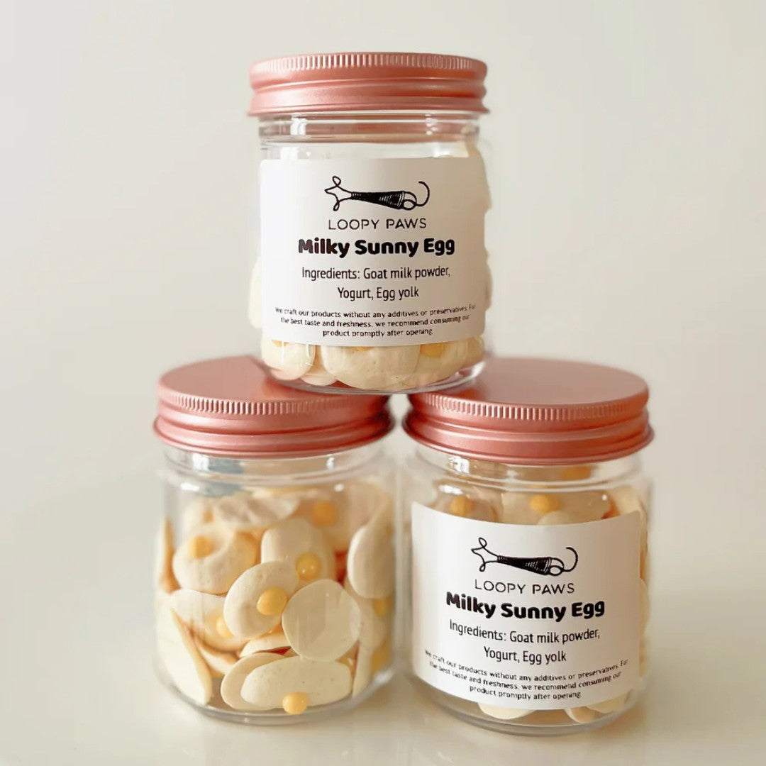 milky sunny eggs | loopy paws