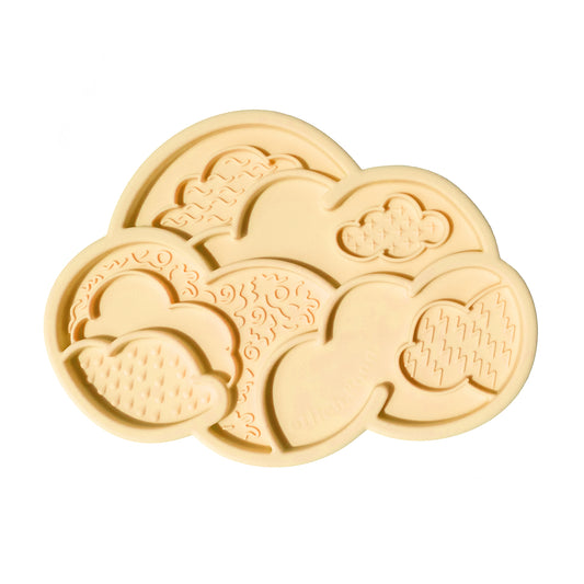 cloud nine lick mat & lid | clementine
