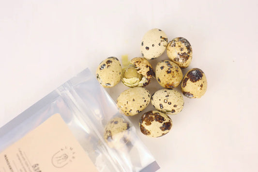 whole freeze dried quail egg with shell | kumaru