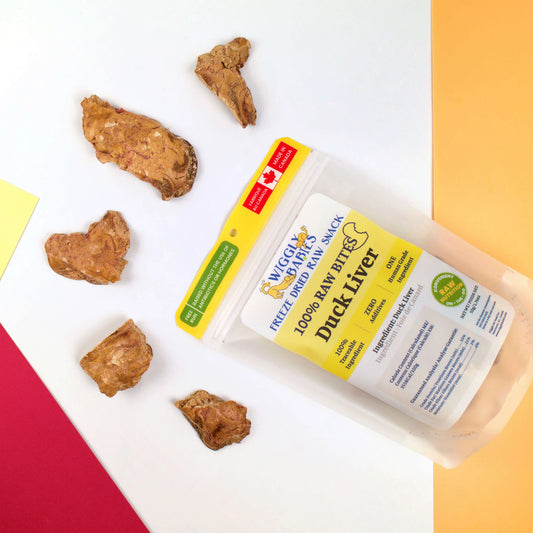 duck liver freeze dried raw | wiggly babies