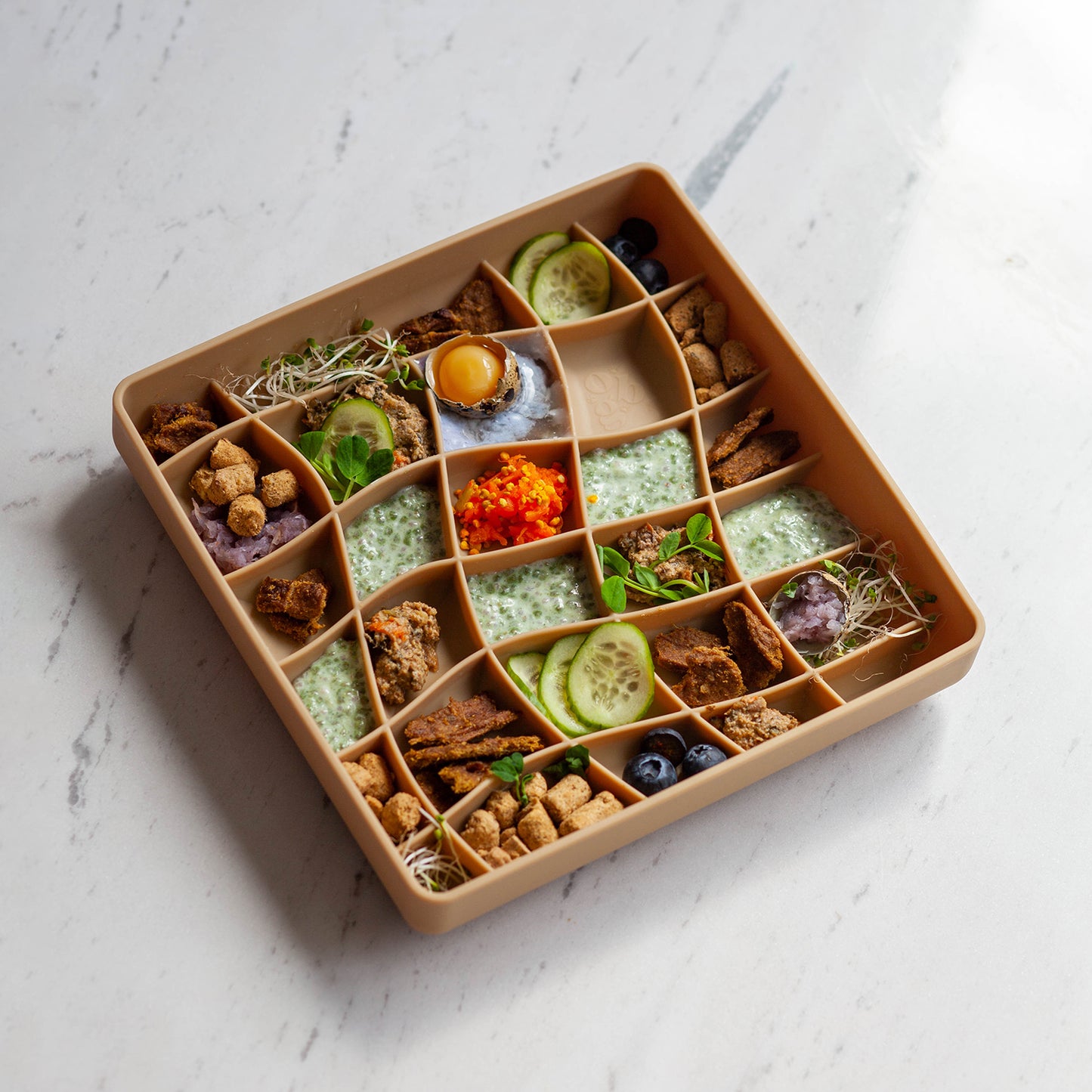 wavies slow feeder bowl | mushroom