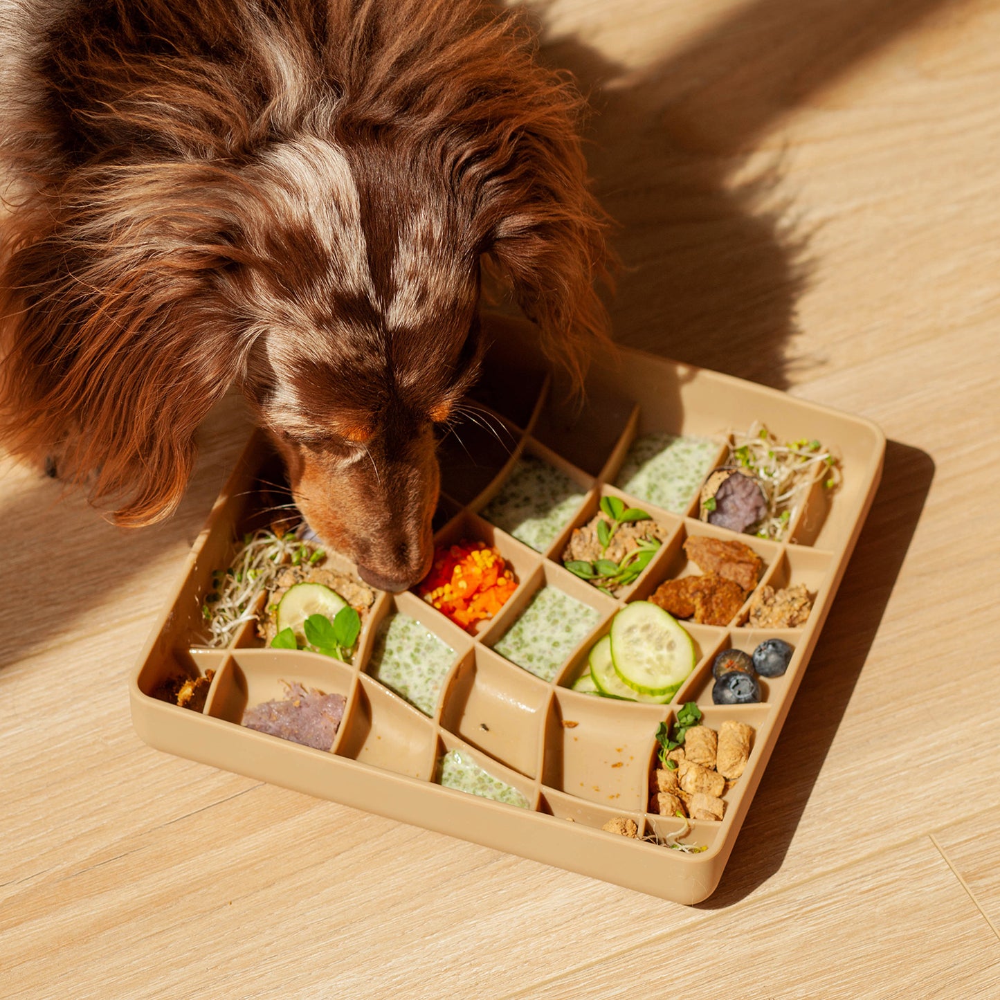 wavies slow feeder bowl | mushroom